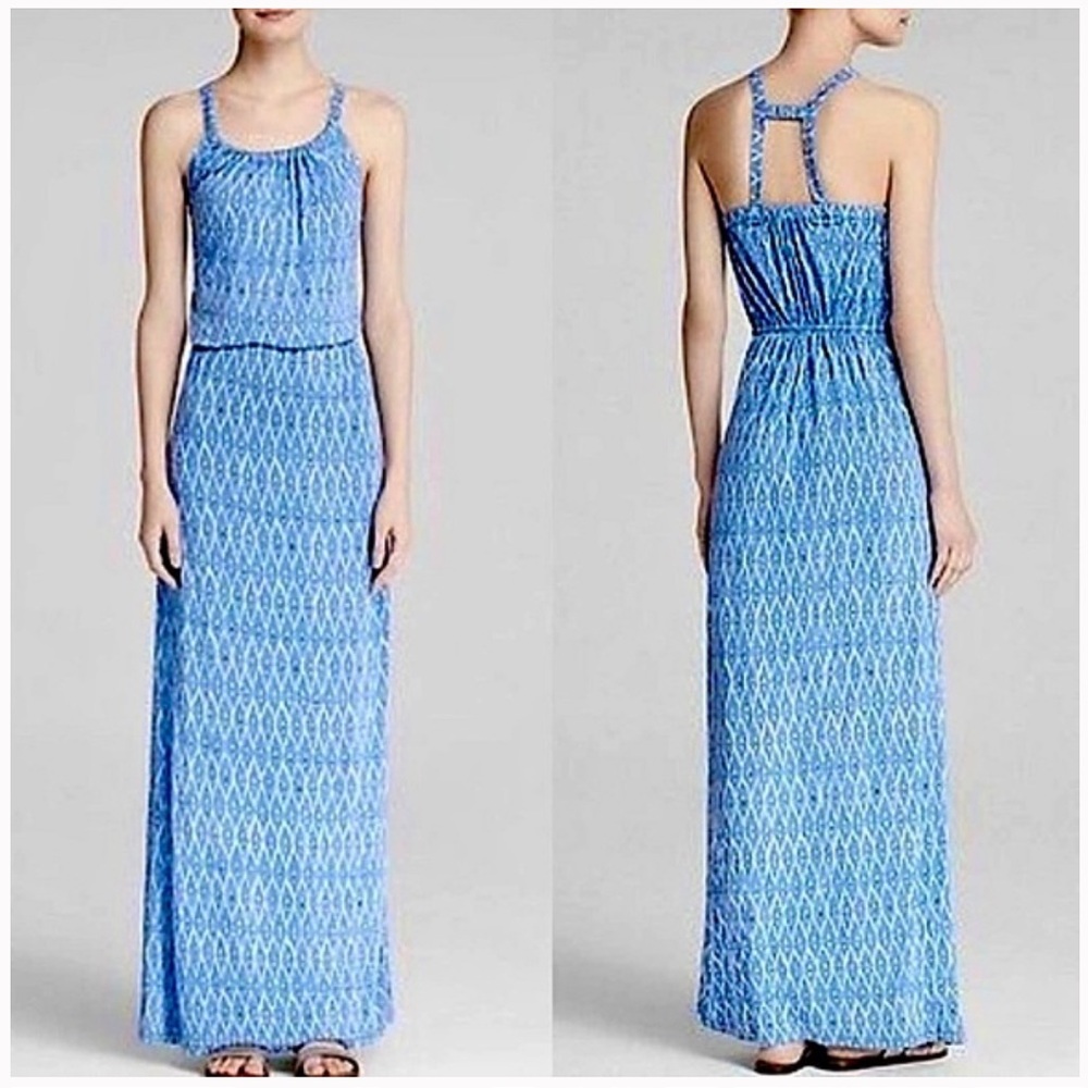Joie Narod Desert Sky Maxi Dress in Blue Size L